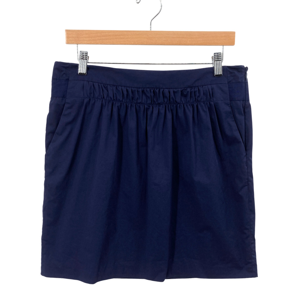 Banana Republic Navy Blue Stretch A-Line Skirt Womens Size 10 Casual Office